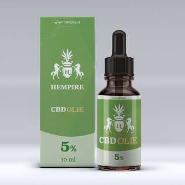 hempire CBD olie 5% met doosje