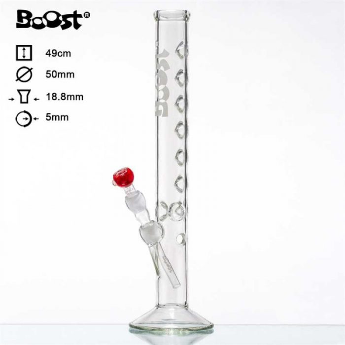Boost Cane Glass Bong Shaft With Ice Nods