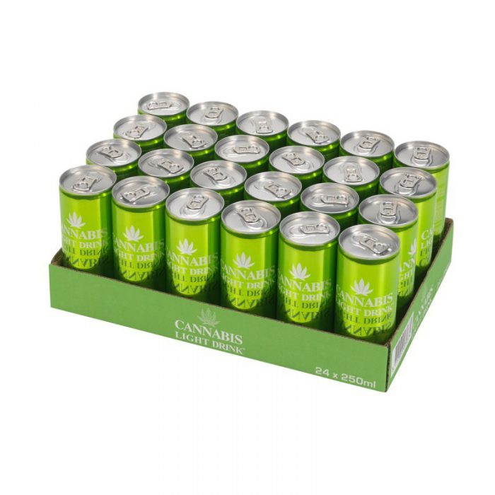 Tray Cannabis Energy Drink Sugar Free 24 Pcs - Afbeelding 2