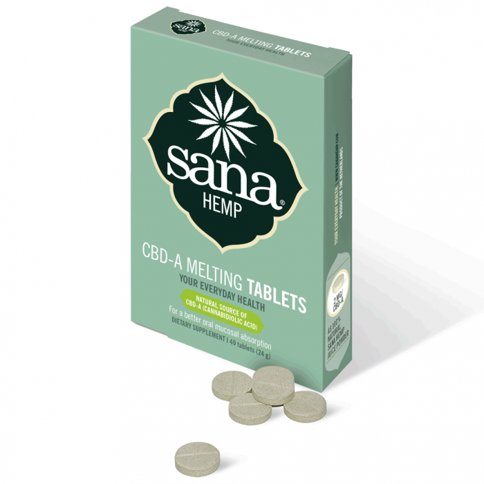CBDA Smelttabletten Sana Hemp
