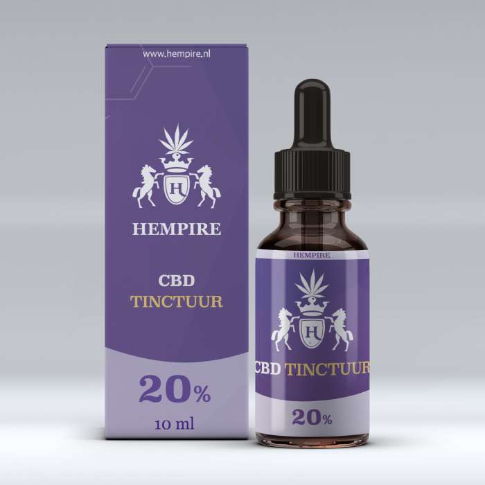 CBD tinctuur hempire 20% met doosje