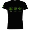 420 Dutch Highlife T-Shirt: Triple Weed Heren