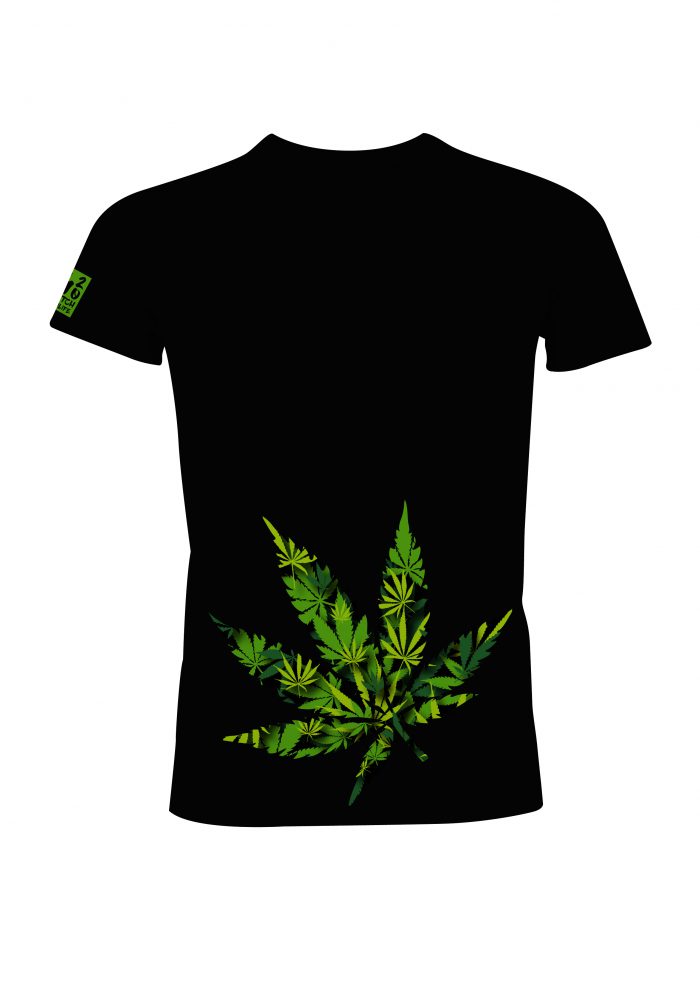 420 Dutch Highlife T-Shirt: Big Weed Heren